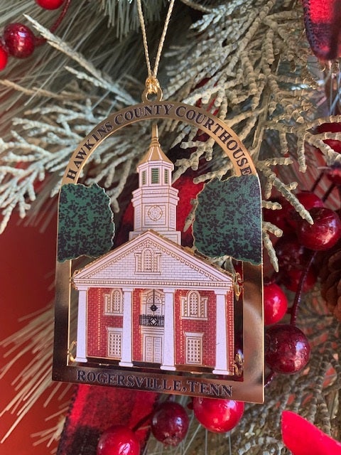 Hawkins County Courthouse Christmas Ornament